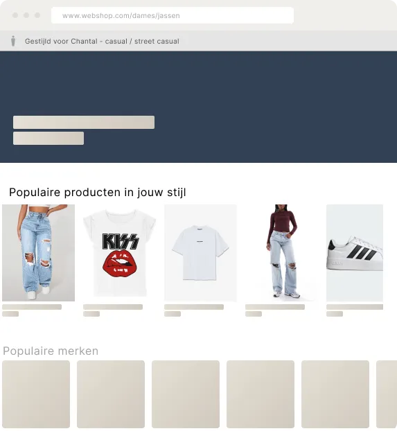 Voorbeeld van AI Search
