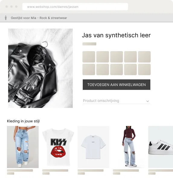 Voorbeeld van AI Search